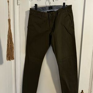 J. Crew Men's Dark Green Chinos